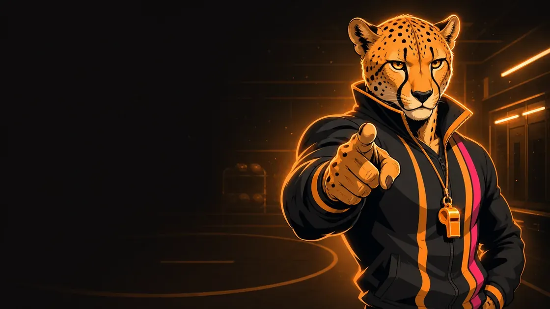 Coach Vince, la mascotte guépard du QG 3e